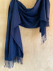 Cashmere Scarf - Navy