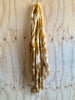 Mustard and White Dip Dye Scarf