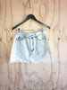 Carousel Essentials Acid Wash Denim Mini Skirt